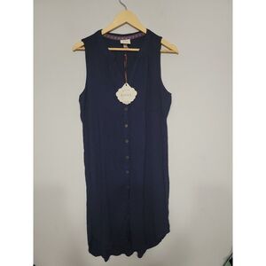 Knox Rose Women's Dress Size Small Navy‎ Sleeveless NWT